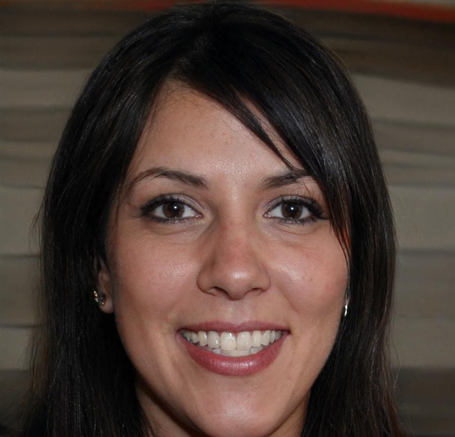 Sandra Hoffmann nach erfolgreicher Finanzplanung